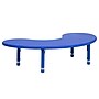 Flash Furniture Wren 65" Half-Moon Activity Table, Height Adjustable, Blue (YUYCX04MOONTBBL)~#|#~sp137083566_sc7