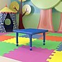 Flash Furniture Wren Square Activity Table, 24" x 24", Height Adjustable, Blue (YUYCX002SQRTBBL)~#|#~sp137083647_sc7