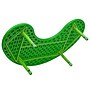 Flash Furniture Wren 65" Half-Moon Activity Table, Height Adjustable, Green (YUYCX04MOONTBGN)~#|#~sp137083677_sc7