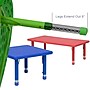Flash Furniture Wren 45" Round Activity Table, Height Adjustable, Blue (YUYCX005RDTBBL)~#|#~sp137083689_sc7