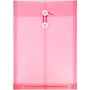 JAM Paper Plastic Document File, Legal, Pink, 12/Pack (119B1PI)~#|#~sp137084247_sc7