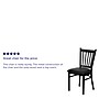 Flash Furniture Hercules Traditional Vinyl & Metal Vertical Back Restaurant Dining Chair, Black (XUDG6Q2BVRTBLKV)~#|#~sp137084316_sc7