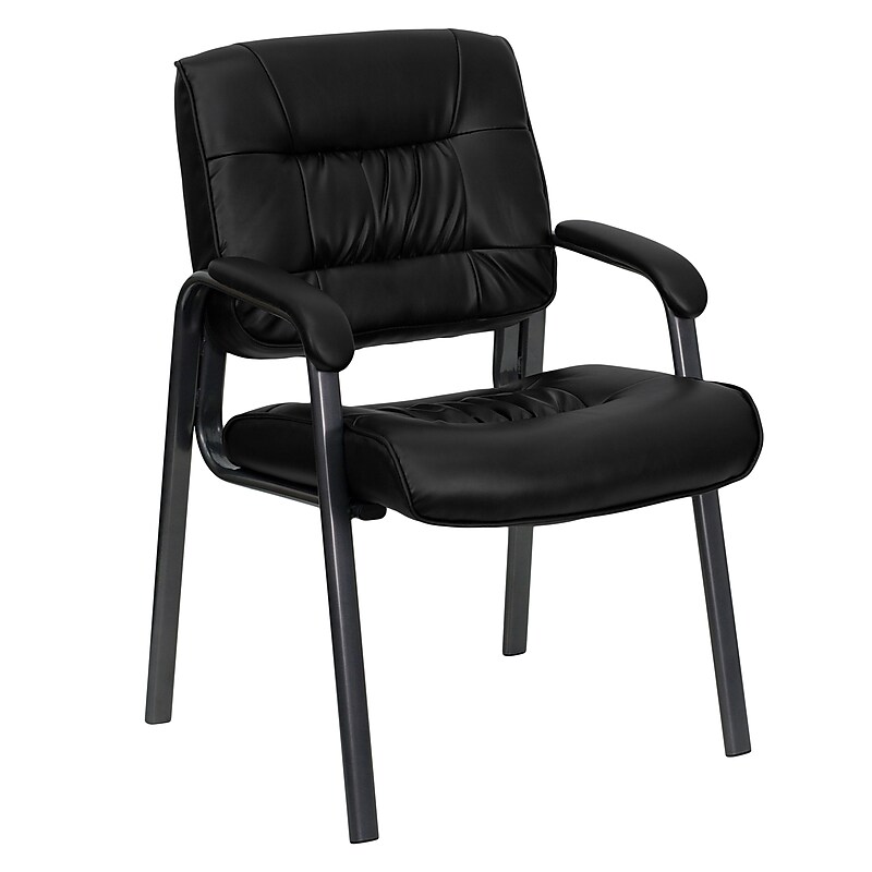 Flash Furniture LeatherSoft Executive Chair, Black (BT-1404-BKGY-GG) image 1