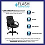Flash Furniture Laverne Ergonomic LeatherSoft Swivel Mid-Back Massaging Executive Office Chair, Black (BT2690P)~#|#~sp137084404_sc7