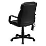Flash Furniture Laverne Ergonomic LeatherSoft Swivel Mid-Back Massaging Executive Office Chair, Black (BT2690P)~#|#~sp137084409_sc7
