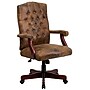 Flash Furniture Derrick Microfiber Swivel Executive Office Chair, Bomber Brown (802BRN)~#|#~sp137084492_sc7