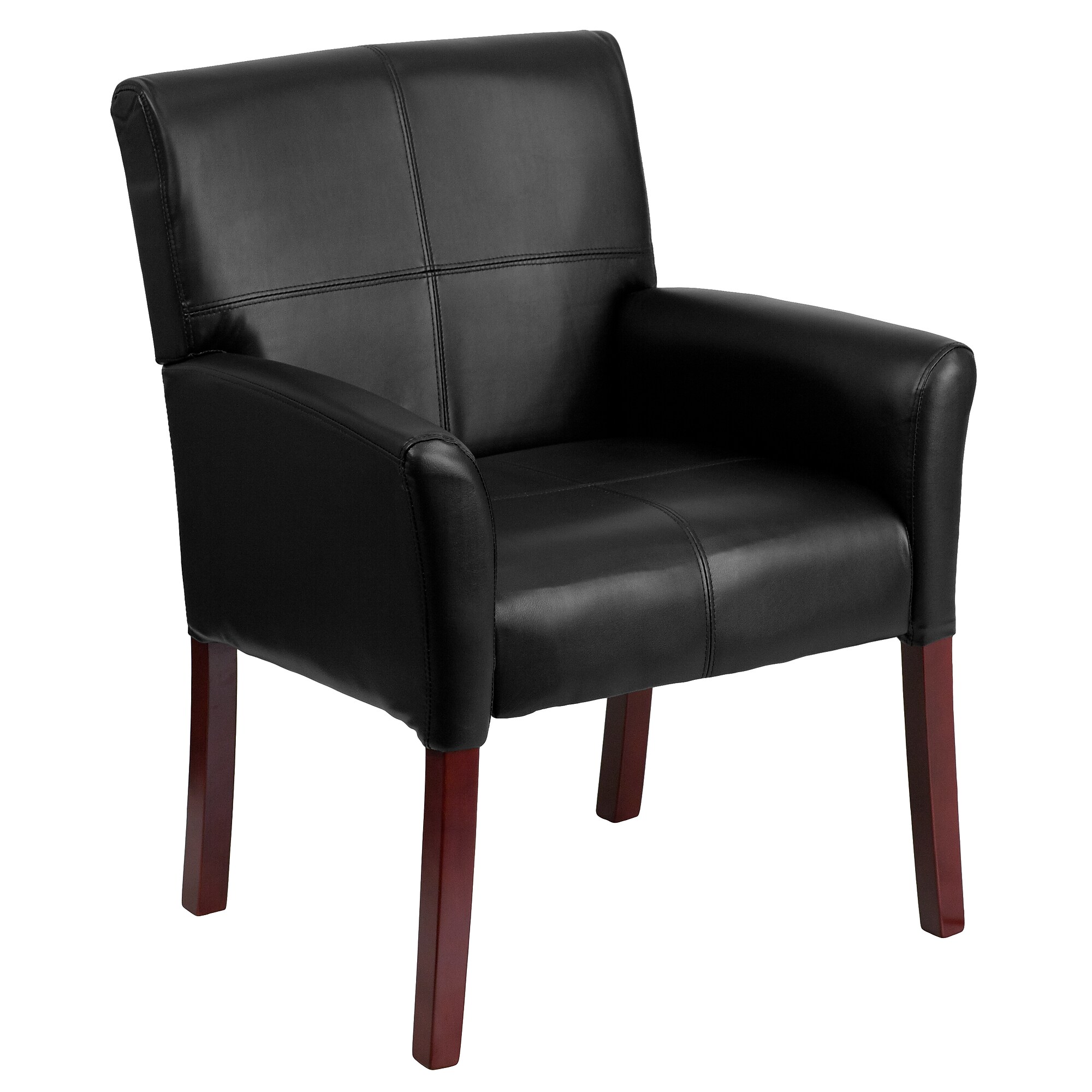 Flash Furniture Executive Leather Reception Chair, Black (BT353BKLEA) Simolary simolary.com 6