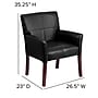 Flash Furniture Executive Leather Reception Chair, Black (BT353BKLEA)~#|#~sp137084605_sc7