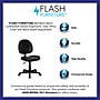 Flash Furniture Ronald Armless Ergonomic LeatherSoft Swivel Mid-Back Task Office Chair, Black (BT688BK)~#|#~sp137084958_sc7