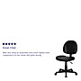 Flash Furniture Ronald Armless Ergonomic LeatherSoft Swivel Mid-Back Task Office Chair, Black (BT688BK)~#|#~sp137084959_sc7