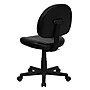 Flash Furniture Ronald Armless Ergonomic LeatherSoft Swivel Mid-Back Task Office Chair, Black (BT688BK)~#|#~sp137084962_sc7