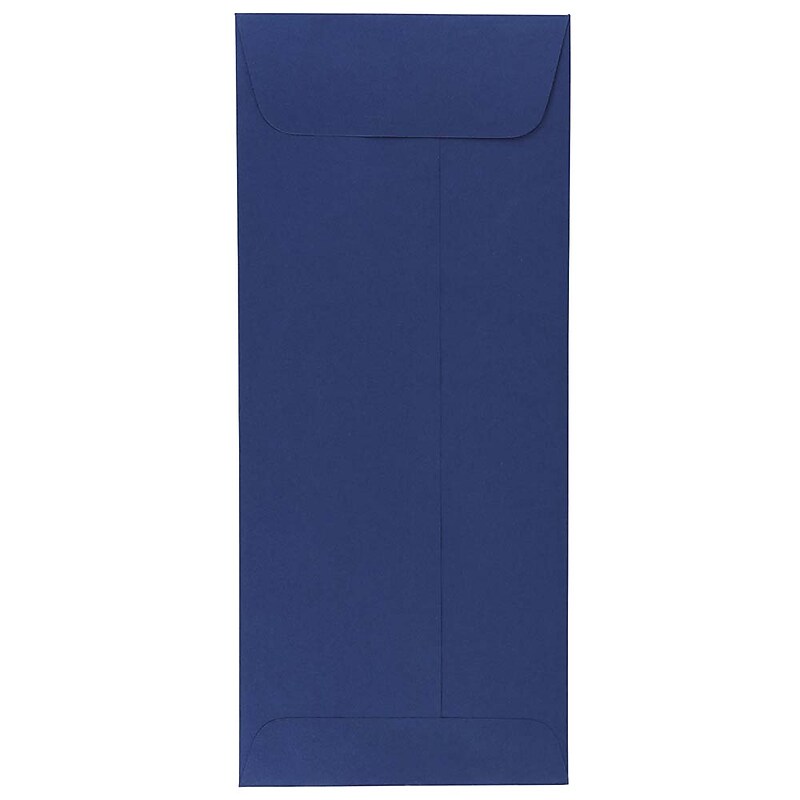 JAM Paper #10 Policy Business Envelopes, 4 1/8" x 9 1/2", Presidential Blue, 25/Pack (263912999) image 1