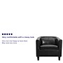 Flash Furniture Faux Leather Lounge Chair, Black (BT873BK)~#|#~sp137085065_sc7