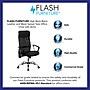 Flash Furniture Abney Ergonomic Leather and Mesh Swivel High Back Task Office Chair, Black (BT905)~#|#~sp137085083_sc7