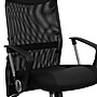 Flash Furniture Abney Ergonomic Leather and Mesh Swivel High Back Task Office Chair, Black (BT905)~#|#~sp137085088_sc7