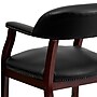 Flash Furniture Vinyl Accent Chair, Black (BZ100BLK)~#|#~sp137085147_sc7