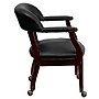 Flash Furniture Vinyl Accent Chair, Black (BZ100BLK)~#|#~sp137085150_sc7