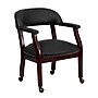 Flash Furniture Leather Conference Chair, Black (BZ100LFBKLEA)~#|#~sp137085161_sc7