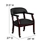 Flash Furniture Leather Conference Chair, Black (BZ100LFBKLEA)~#|#~sp137085167_sc7