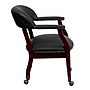 Flash Furniture Leather Conference Chair, Black (BZ100LFBKLEA)~#|#~sp137085173_sc7