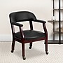 Flash Furniture Vinyl Accent Chair, Black (BZ100BLK)~#|#~sp137085231_sc7