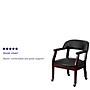 Flash Furniture Vinyl Accent Chair, Black (BZ100BLK)~#|#~sp137085233_sc7