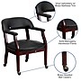 Flash Furniture Vinyl Accent Chair, Black (BZ100BLK)~#|#~sp137085234_sc7