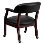 Flash Furniture Vinyl Accent Chair, Black (BZ100BLK)~#|#~sp137085236_sc7