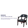 Flash Furniture Vinyl Mid Back Luxurious Conference Chair With Casters, Blue~#|#~sp137085244_sc7