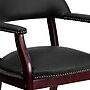 Flash Furniture Leather Conference Chair, Black (BZ105LFBKLEA)~#|#~sp137085265_sc7