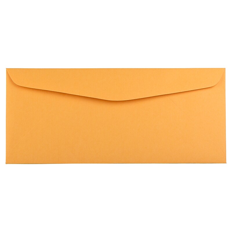 JAM Paper #14 Kraft Business Envelope, 5" x 11 1/2", Brown Kraft, 1000/Carton (01633182B) image 1