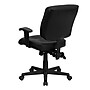 Flash Furniture Cole Ergonomic LeatherSoft Swivel Mid-Back Task Office Chair, Black (GO1574BKA)~#|#~sp137085702_sc7