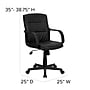Flash Furniture Rider LeatherSoft Swivel Mid-Back Task Office Chair, Black (GO228SBKLEA)~#|#~sp137085736_sc7