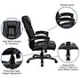 Flash Furniture Oma Ergonomic LeatherSoft Swivel High Back Executive Office Chair, Black (GO7194BBK)~#|#~sp137085821_sc7
