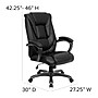 Flash Furniture Oma Ergonomic LeatherSoft Swivel High Back Executive Office Chair, Black (GO7194BBK)~#|#~sp137085822_sc7