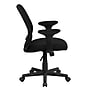 Flash Furniture Y-GO Office Ergonomic Mesh Swivel Mid-Back Task Office Chair, Black (GOWY05A)~#|#~sp137085912_sc7
