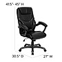 Flash Furniture Greer Ergonomic LeatherSoft Swivel High Back Executive Office Chair, Black (GO724HBKLEA)~#|#~sp137085934_sc7