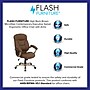 Flash Furniture Jessie Ergonomic Microfiber Swivel High Back Executive Office Chair, Brown (GO725BN)~#|#~sp137085961_sc7