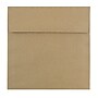 JAM Paper 8.5 x 8.5 Kraft Square Invitation Envelopes, Brown Kraft Paper Bag, 25/Pack (LEKR505)~#|#~sp137085987_sc7