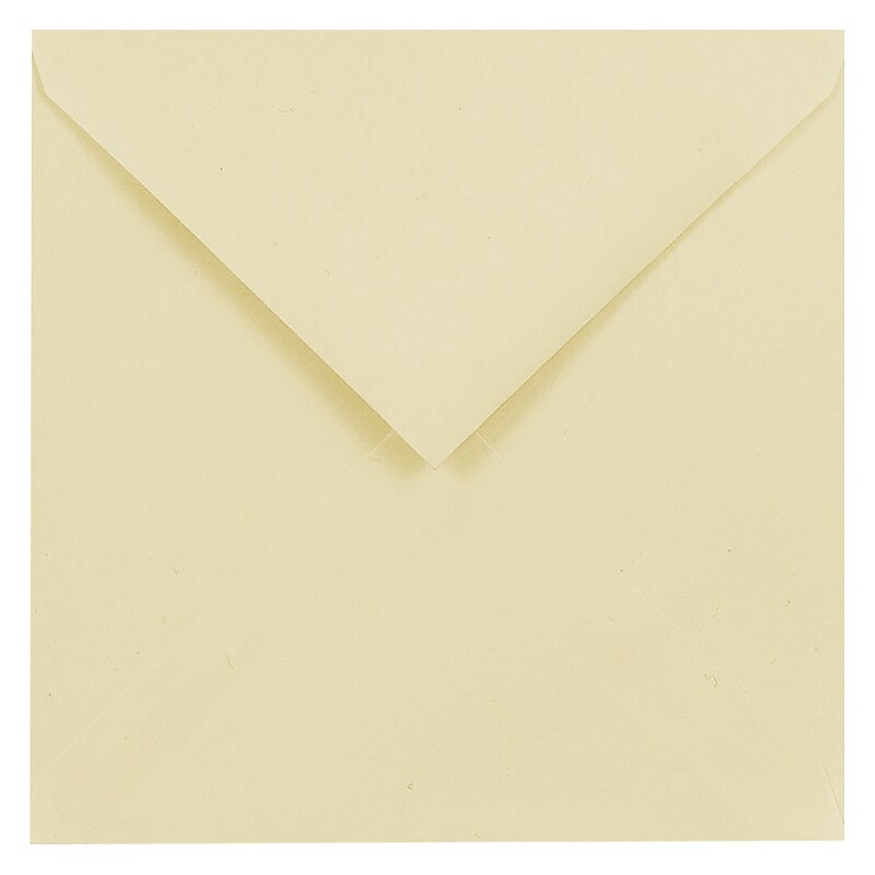 JAM PAPER Square Invitation Envelopes with Euro Flap, 7.5" x 7.5", Ivory, 100/Pack (02792255B) image 1