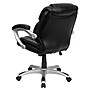 Flash Furniture Heather Ergonomic LeatherSoft Swivel Mid-Back Executive Office Chair, Black (GO931HMIDBK)~#|#~sp137086072_sc7