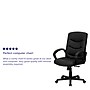Flash Furniture Chelsea LeatherSoft Swivel Mid-Back Executive Office Chair, Black (GO9771BKLEA)~#|#~sp137086113_sc7