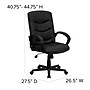 Flash Furniture Chelsea LeatherSoft Swivel Mid-Back Executive Office Chair, Black (GO9771BKLEA)~#|#~sp137086115_sc7