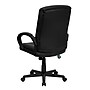 Flash Furniture Chelsea LeatherSoft Swivel Mid-Back Executive Office Chair, Black (GO9771BKLEA)~#|#~sp137086117_sc7