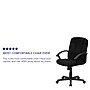 Flash Furniture Garver Fabric Swivel Mid-Back Executive Office Chair, Black (GOST6BKFAB)~#|#~sp137086161_sc7
