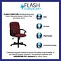 Flash Furniture Garver Fabric Swivel Mid-Back Executive Office Chair, Burgundy (GOST6BYFAB)~#|#~sp137086175_sc7