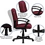 Flash Furniture Garver Fabric Swivel Mid-Back Executive Office Chair, Burgundy (GOST6BYFAB)~#|#~sp137086176_sc7