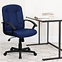 Flash Furniture Garver Fabric Swivel Mid-Back Executive Office Chair, Navy (GOST6NVYFAB)~#|#~sp137086194_sc7