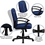 Flash Furniture Garver Fabric Swivel Mid-Back Executive Office Chair, Navy (GOST6NVYFAB)~#|#~sp137086196_sc7