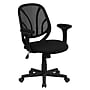 Flash Furniture Y-GO Office Ergonomic Mesh Swivel Mid-Back Task Office Chair, Black (GOWY05A)~#|#~sp137086198_sc7